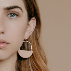 Online Amber E Lea Saturn Earrings Handmade Jewelry