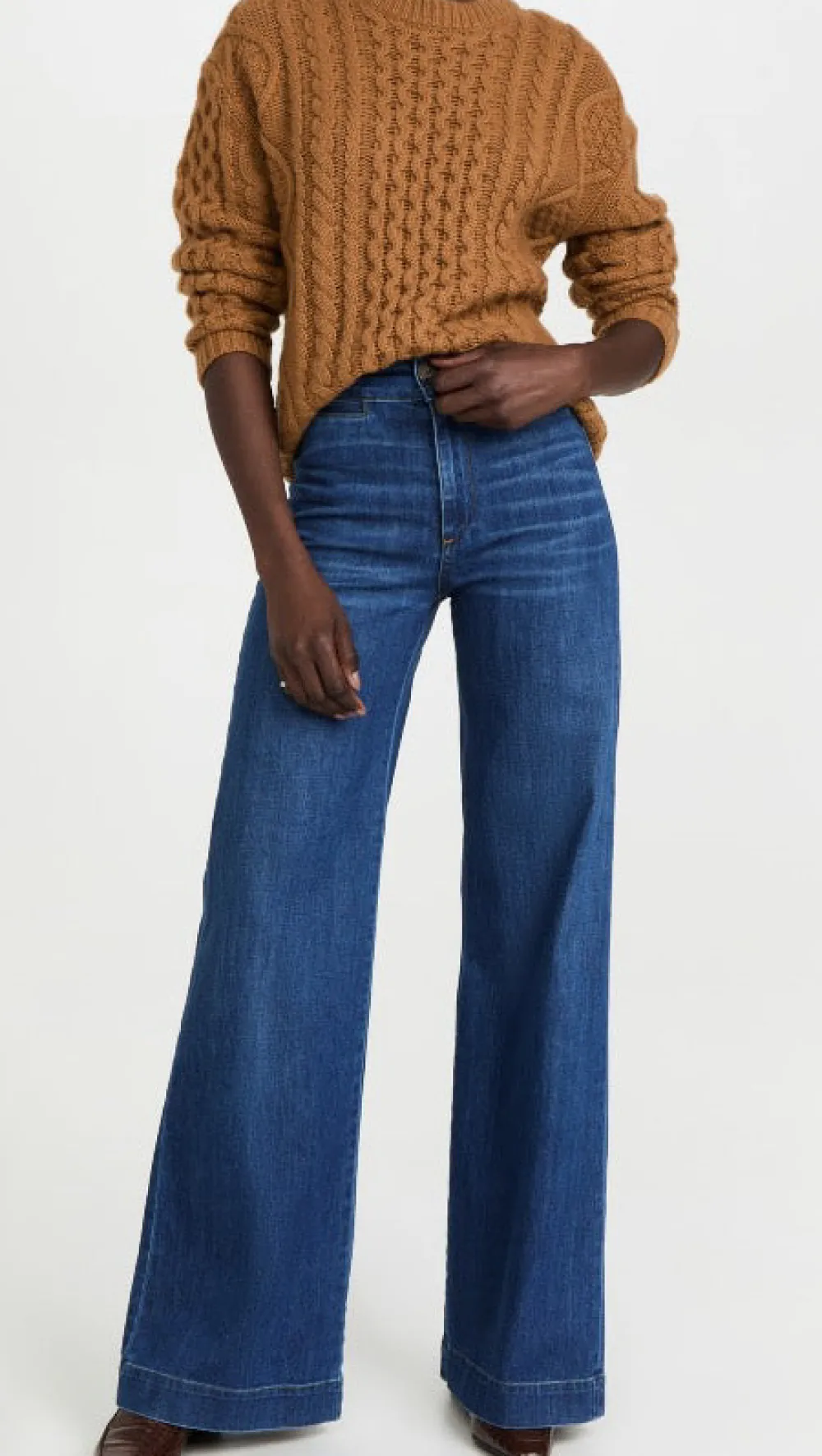 Clearance ASKK NY Brighton Wide Leg Denim | Mercury Bottoms