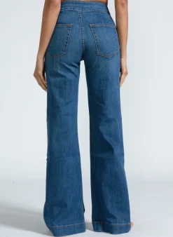 Clearance ASKK NY Brighton Wide Leg Denim | Mercury Bottoms