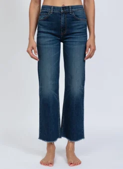 Online ASKK NY Crop Wide Straight Leg Chevelle Bottoms