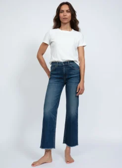Online ASKK NY Crop Wide Straight Leg Chevelle Bottoms