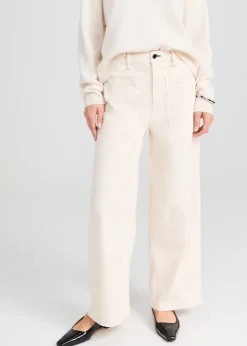 New ASKK Virginia Pant in Bone Bottoms