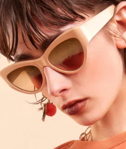 Discount Carla Colour Dolce Ecru Sunglasses Accessories