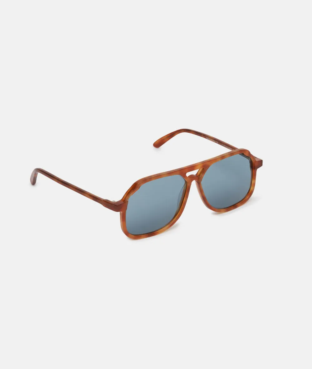 Discount Carla Colour VITO LAPIS OAK / oversized, light tort aviator sunglasses Accessories