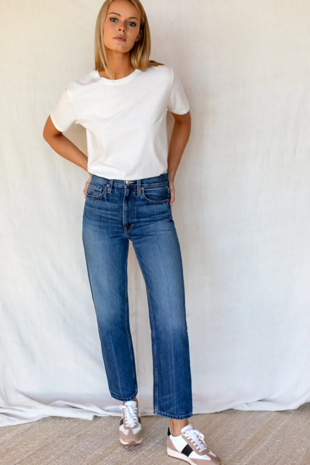 Outlet Daily Trainers Taupe Suede Black Ivory Leather Shoes