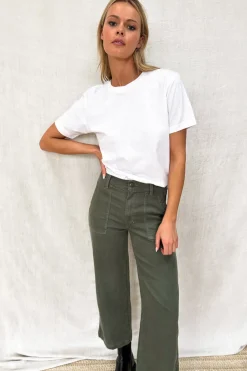 New Emerson Fry Army Pant - Vintage Green Bottoms