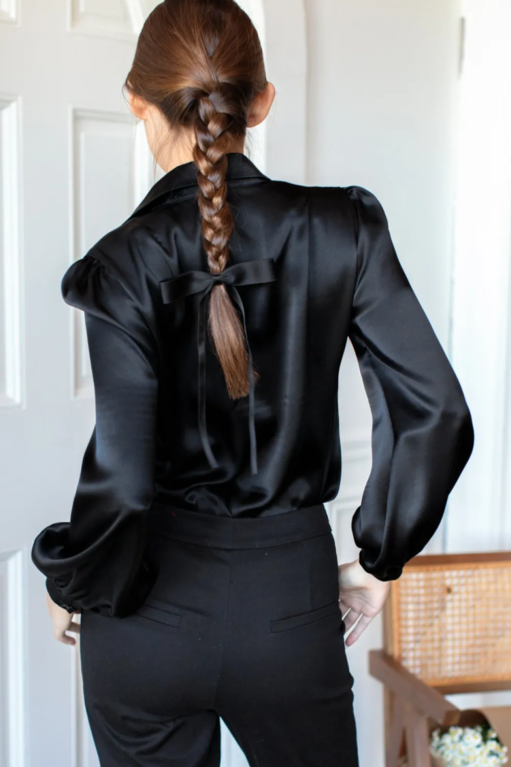 New Emerson Fry Frankie Blouse in Black Tops