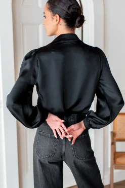 New Emerson Fry Frankie Blouse in Black Tops
