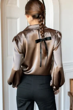 Online Emerson Fry Frankie Blouse in Latte Tops