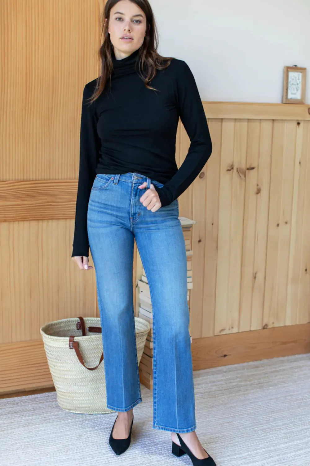 Hot Emerson Fry Lou Walking Slingback in Black Suede Shoes