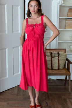 Sale Emerson Fry Pipa Dress in Rococco Red Dresses