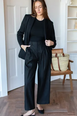 Best Emerson Fry Slingback Flat - Black Suede Shoes