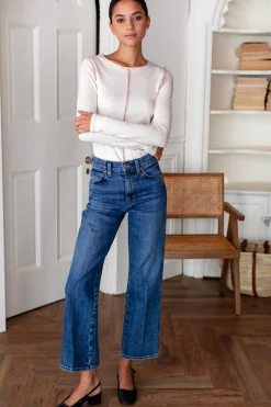 Fashion Emerson Fry Treasure Straight Denim Ankle Generation Wash Bottoms