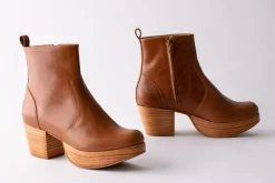 Outlet Fortress Charli Boot in Whiskey Brown Shoes