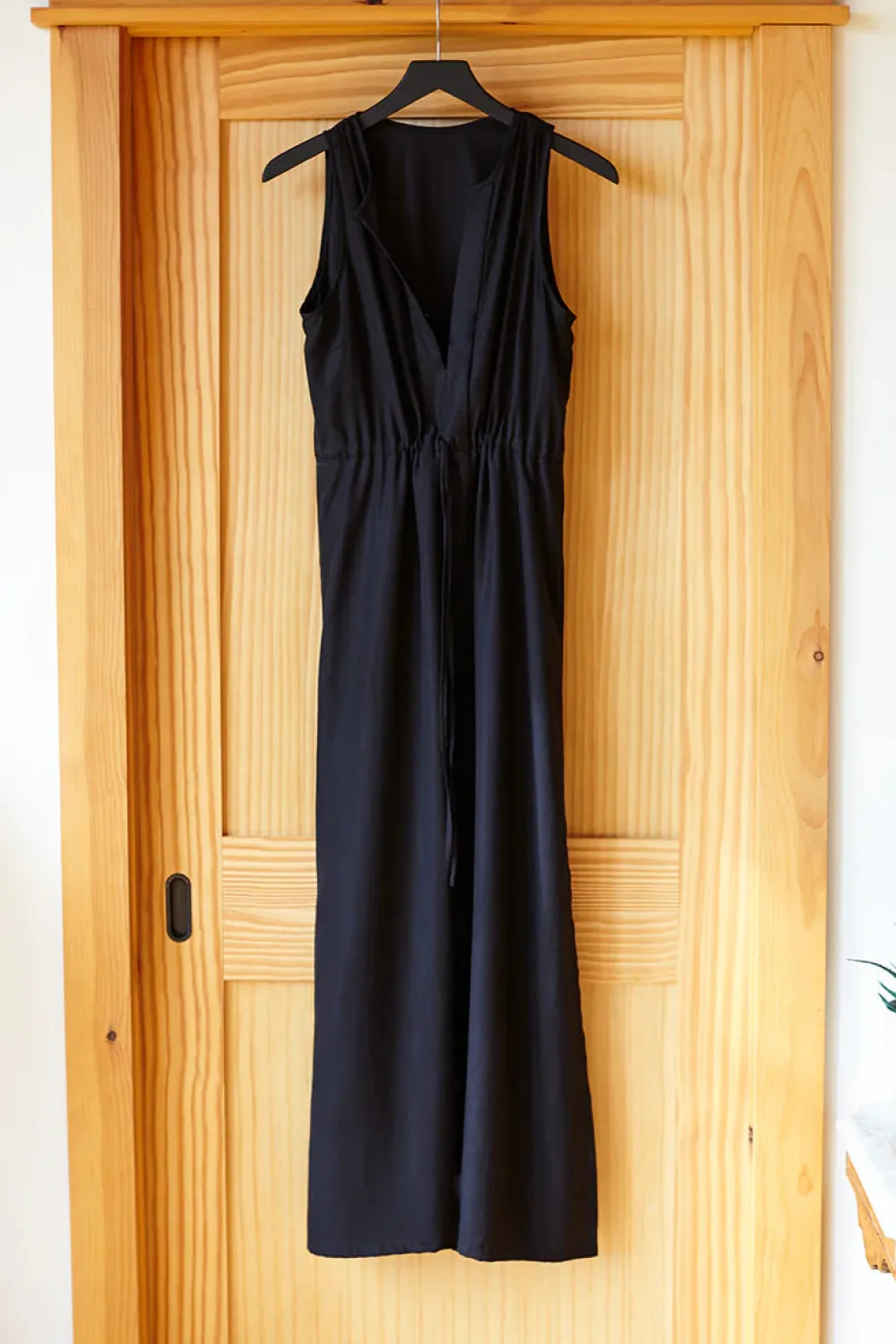 New Grecian Keyhole Dress in Black Dresses