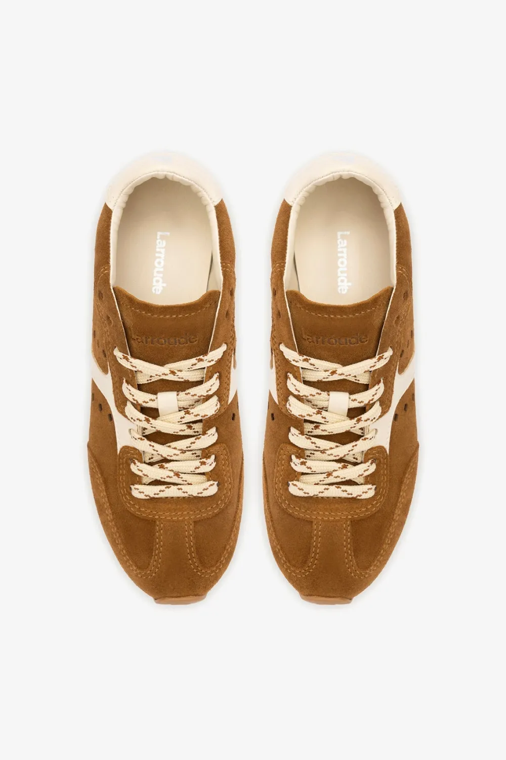 Sale Larroude Stella Sneaker Trainer in Pecan Shoes