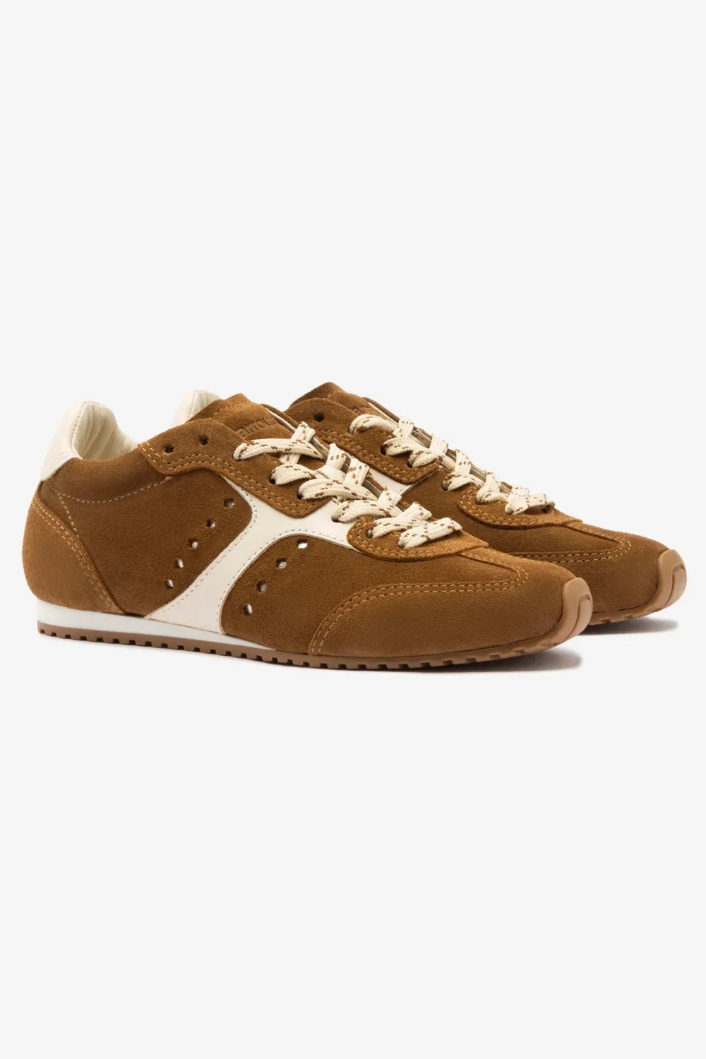 Sale Larroude Stella Sneaker Trainer in Pecan Shoes