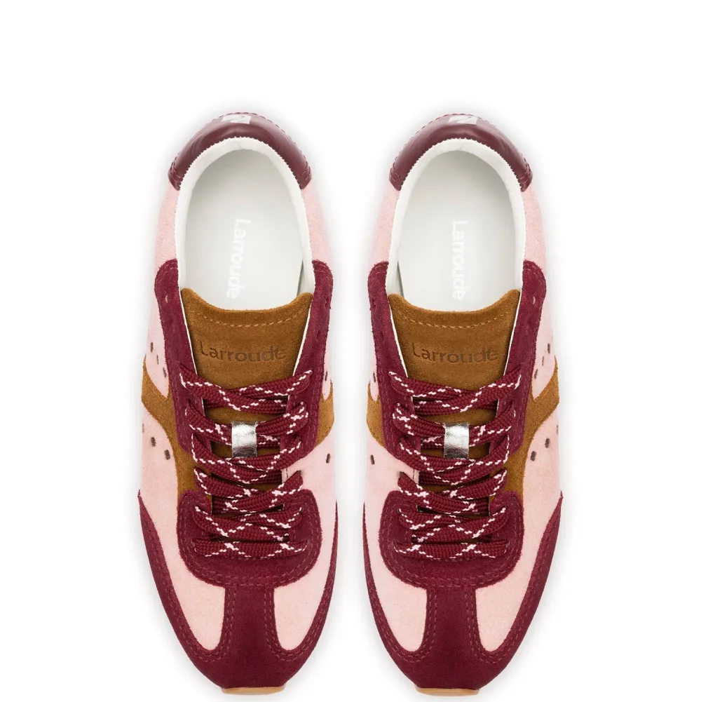 New Larroude Stella Sneaker Trainer in Tulip Shoes