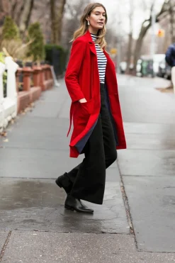 Outlet Long Sabrina Denim Pants | Black Bottoms