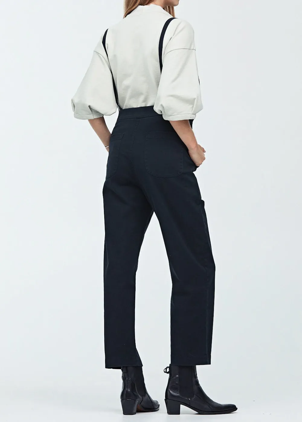 Fashion Loup Knot Overalls l Black Bottoms