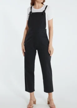 Fashion Loup Knot Overalls l Black Bottoms