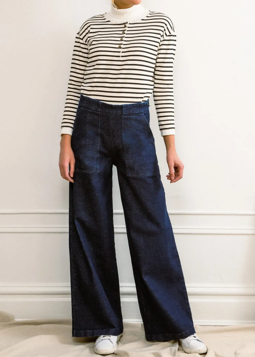 Clearance Loup Long Sabrina Denim | dark indigo Bottoms