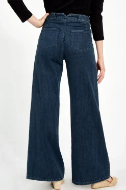 Clearance Loup Long Sabrina Denim | dark indigo Bottoms