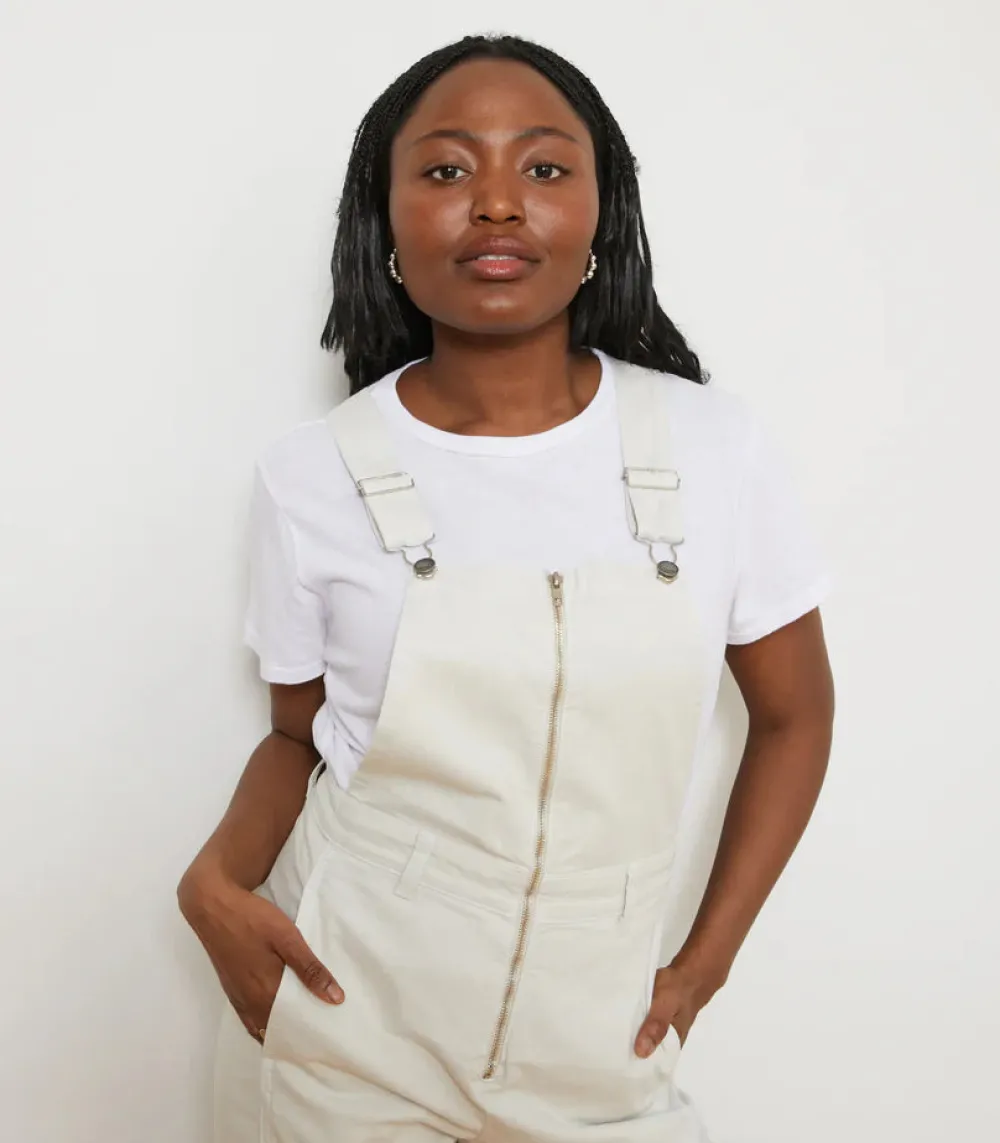 Outlet Loup Madelyn Overalls in Salt Bottoms