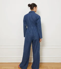 Fashion Loup Spencer Jumpsuit Indigo Denim Bottoms
