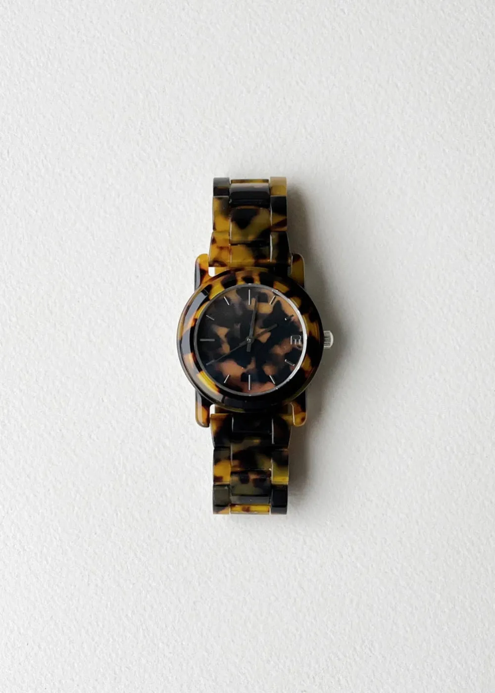 Fashion Machete Mono Watch | Classic Tortoise Handmade Jewelry