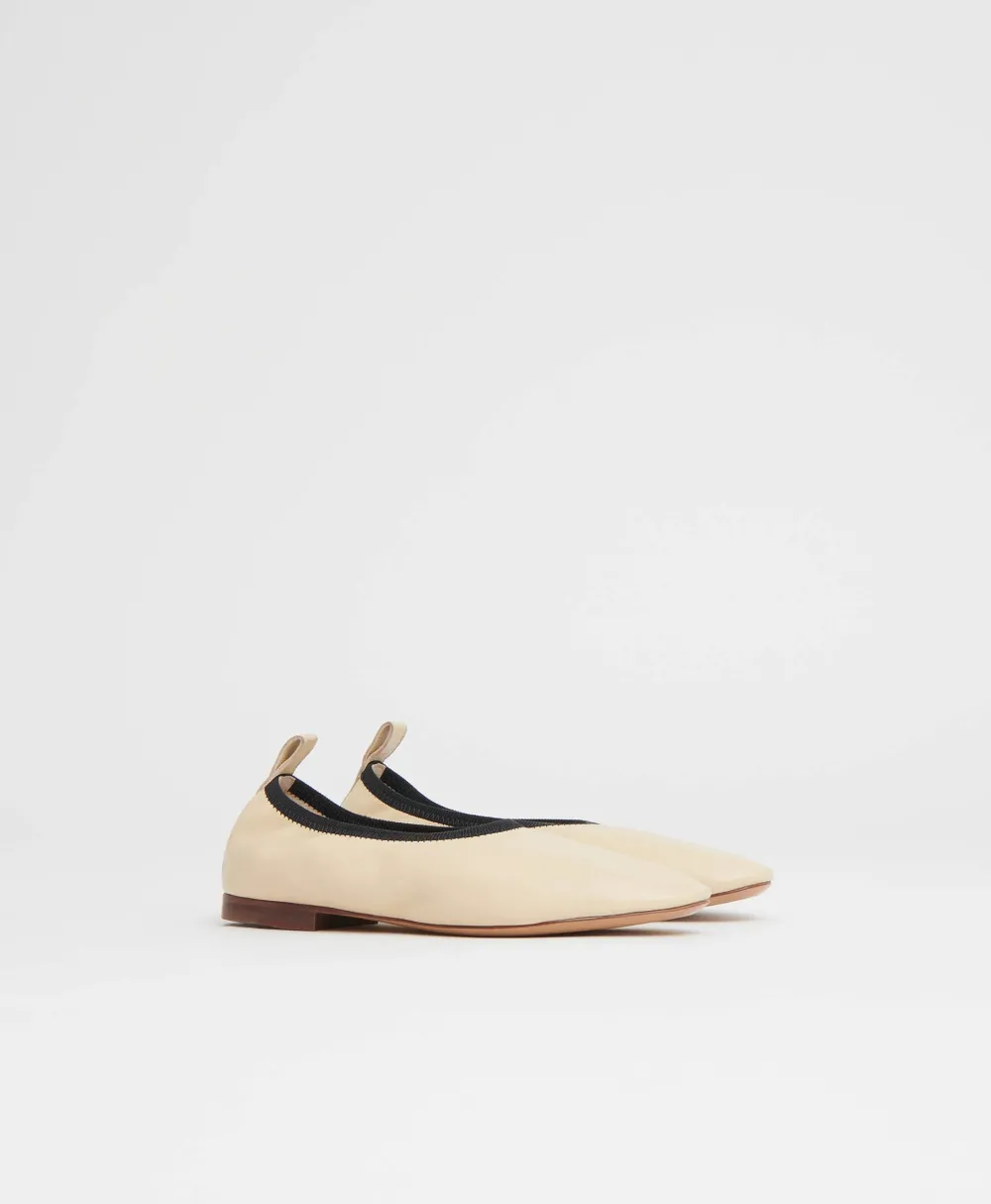 Discount Mansur Garviel Minima Ballerina in Dune Shoes