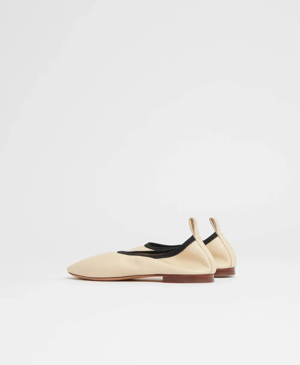 Discount Mansur Garviel Minima Ballerina in Dune Shoes