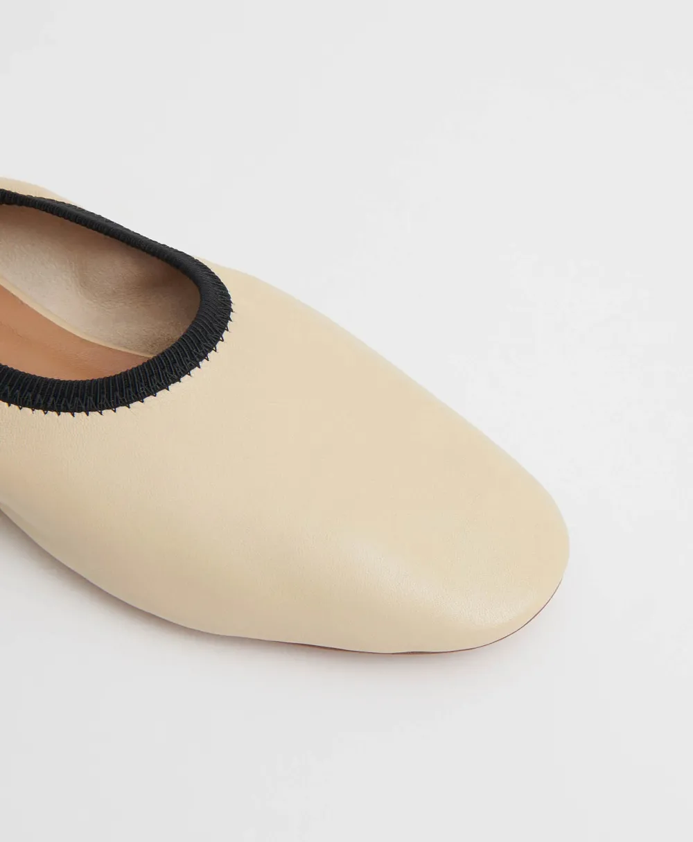 Discount Mansur Garviel Minima Ballerina in Dune Shoes