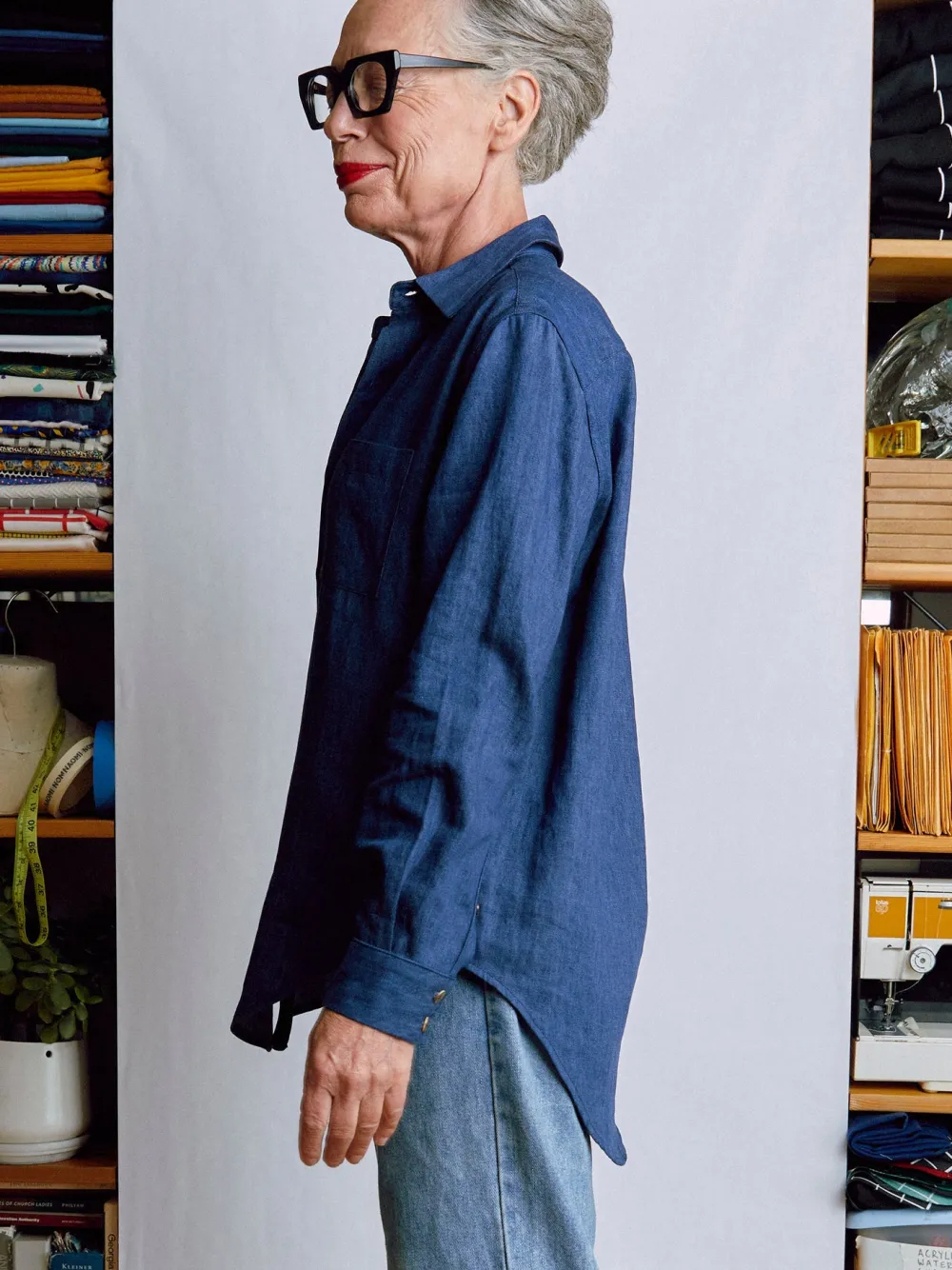 Best Naomi Nomi The New Oxford Indigo Hemp Denim Tops