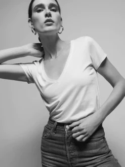 Sale Nation LTD Blair Tee in White Tops