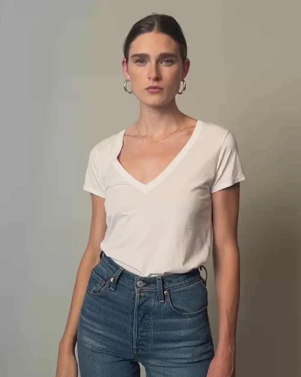 Sale Nation LTD Blair Tee in White Tops