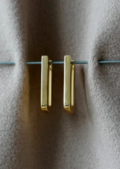 Fashion Otiumberg Chunky Rectangle Hoops Handmade Jewelry