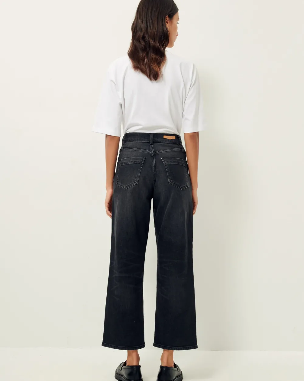 Clearance Sessun Bay Cruise Denim Jean in Brocken Black Bottoms