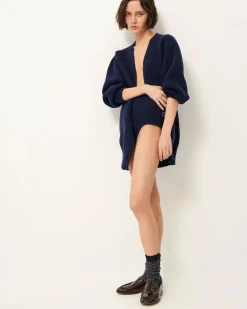 Sale Sessun Cardy Cardigan in Blublack Tops