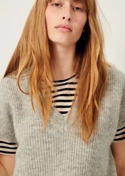 Outlet Sessun Matua Mid Grey Vest Sweater Tops