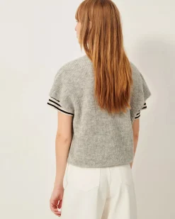 Outlet Sessun Matua Mid Grey Vest Sweater Tops