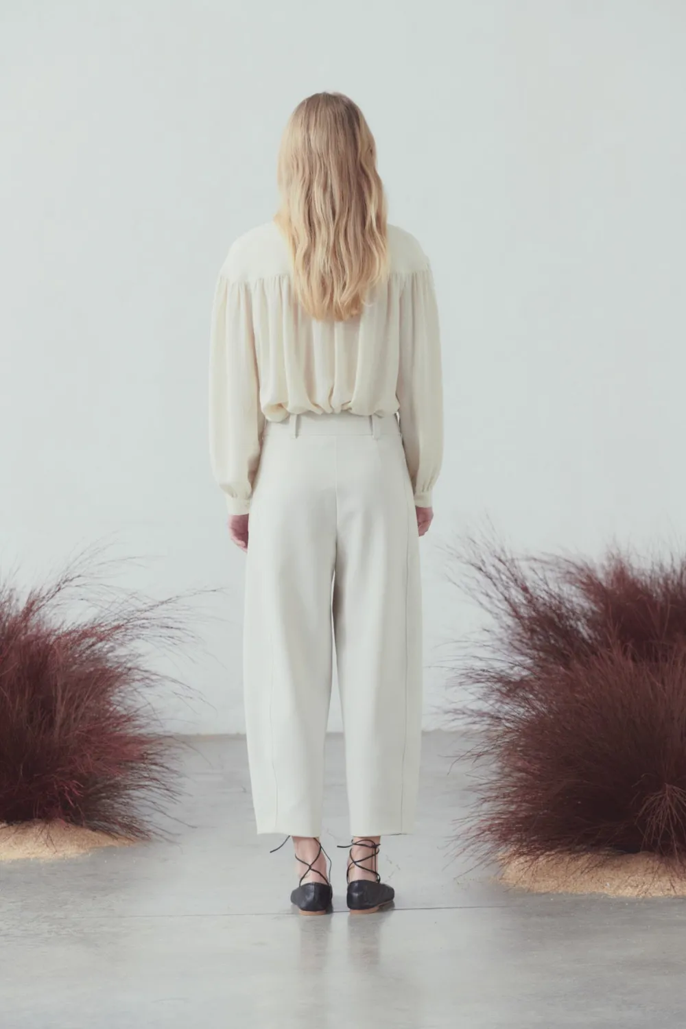 Hot Sita Murt Cream Blouse Tops