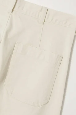 Outlet The Great Seafair Wide Leg Jeans Denim in Stone + Black Bottoms