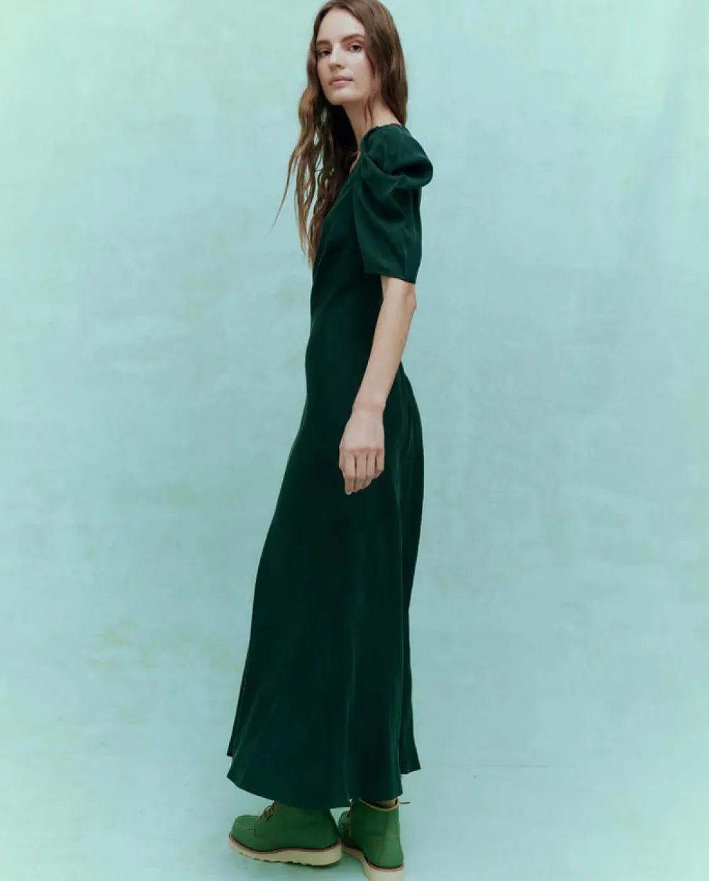 Outlet The Great The Century Dress in Winterpine Dresses