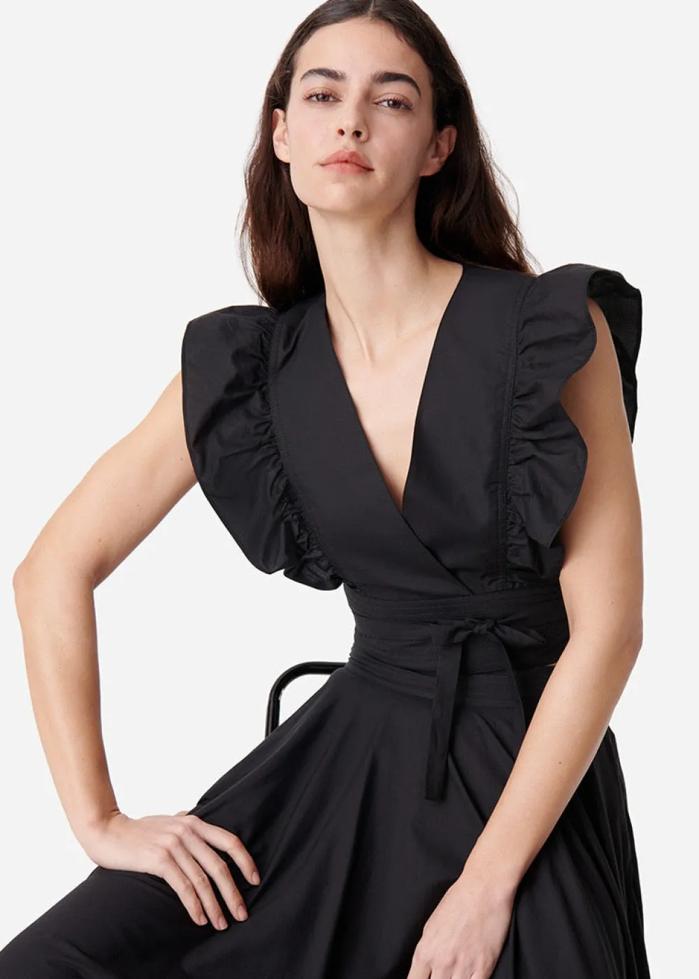 Hot Vanessa Bruno Aya Blouse in Black Tops