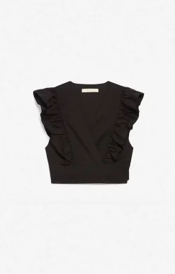 Hot Vanessa Bruno Aya Blouse in Black Tops