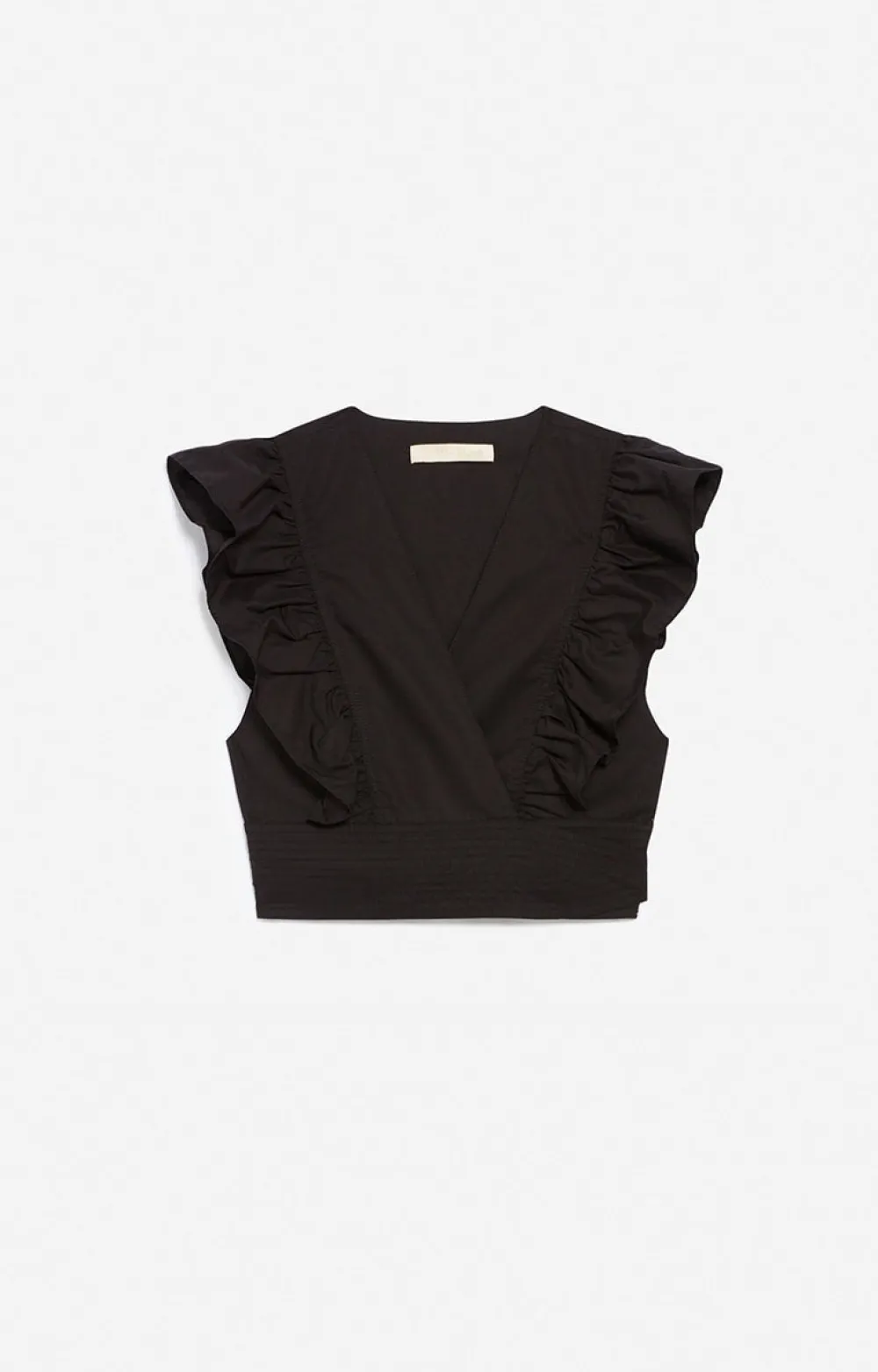 Hot Vanessa Bruno Aya Blouse in Black Tops