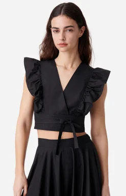 Hot Vanessa Bruno Aya Blouse in Black Tops