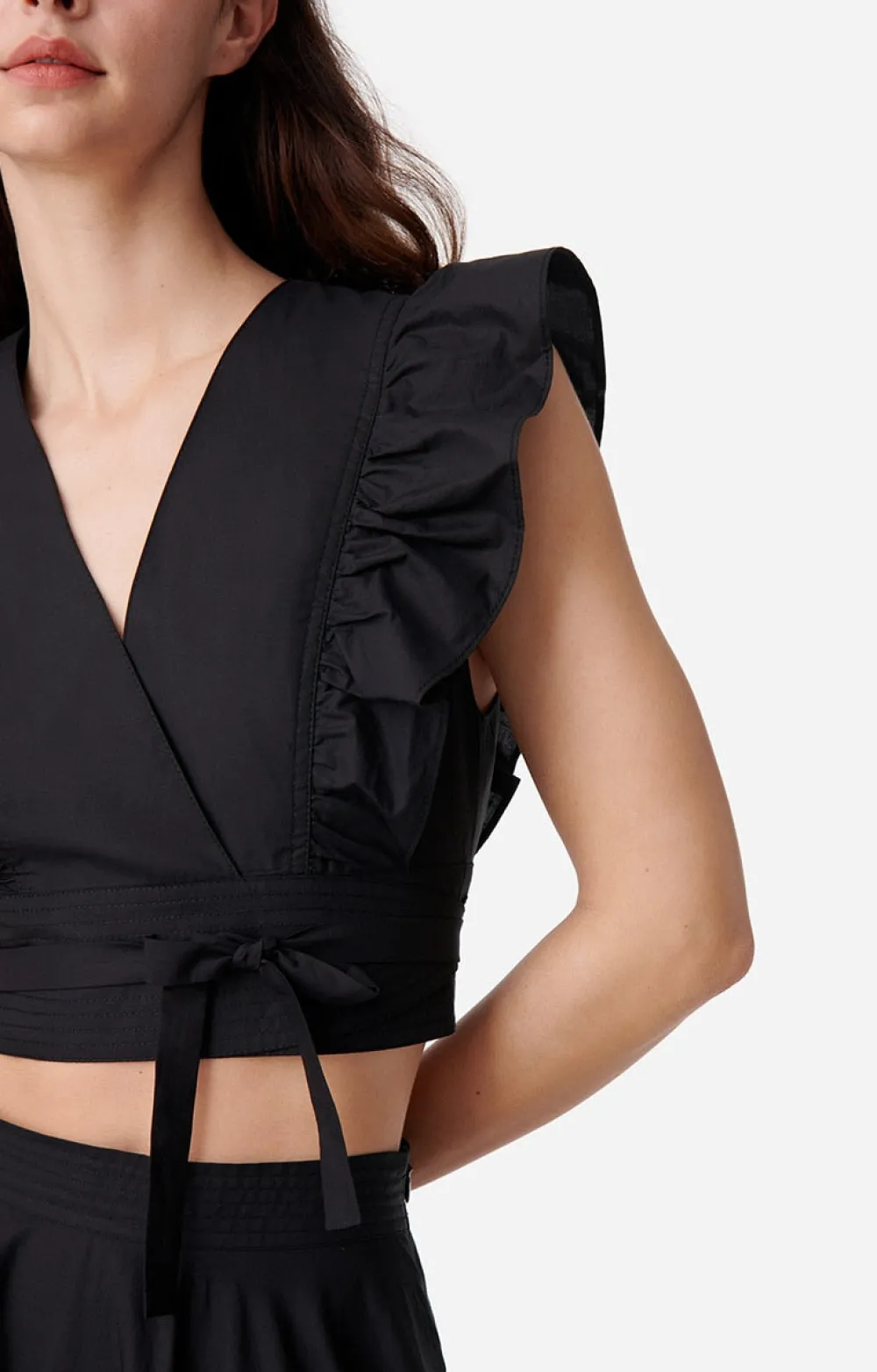 Hot Vanessa Bruno Aya Blouse in Black Tops