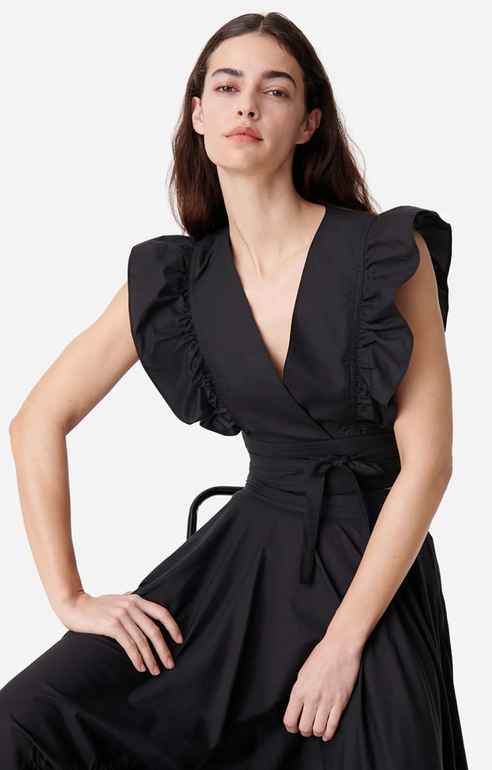 Hot Vanessa Bruno Aya Blouse in Black Tops